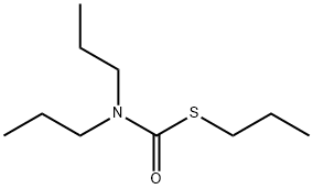 N,N-ジプロピルチオカルバミド酸S-プロピル 化学構造式