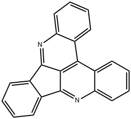 ジベンゾ[c,f]インデノ[1,2,3-ij][2,7]ナフチリジン 化学構造式