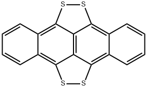 7,8-エピジチオ-1,2-ジチアシクロペンタ[fg]ナフタセン 化学構造式