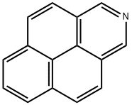 ナフト[2,1,8-def]イソキノリン 化学構造式