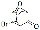 4-ブロモアダマンタン-2,6-ジオン 化学構造式