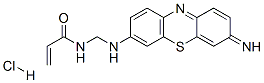 N-[(3-Imino-3H-phenothiazin-7-ylamino)methyl]acrylamide hydrochloride 结构式