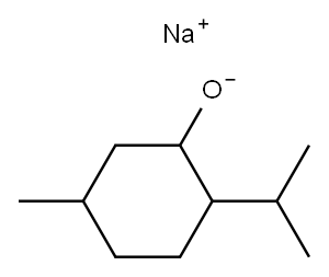 薄荷醇钠, 19321-38-1, 结构式