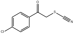 4-氯苯甲酰甲基硫氰酸酯, 19339-59-4, 结构式
