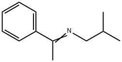 2-Methyl-N-[(E)-1-phenylethylidene]-1-propanamine 结构式