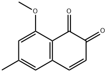 6-Methyl-8-methoxy-1,2-naphthoquinone 结构式