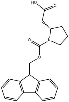 Fmoc-L-beta-homoproline Structure