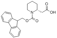 (R)-(1-FMOC-哌啶-2-YL)乙酸, 193693-63-9, 结构式
