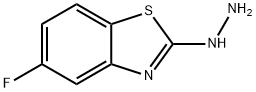 2(3H)-Benzothiazolone,5-fluoro-,hydrazone(9CI) Structure