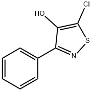 5-Chloro-3-phenylisothiazol-4-ol 结构式