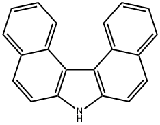 7H-ジベンゾ[c,g]カルバゾール 化学構造式