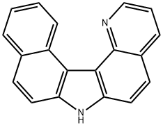7H-ベンゾ[c]ピリド[2,3-g]カルバゾール 化学構造式