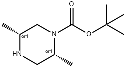 (2S,5S)-2,5-DIMETHYL-PIPERAZINE-1-CARBOXYLIC ACID TERT-BUTYL ESTER Structure