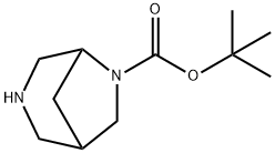 叔丁基 3,6-二氮杂双环[3.2.1]辛烷-6-羧酸, 194032-49-0, 结构式