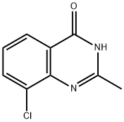 8-氯-2-甲基-4-喹唑酮, 19407-54-6, 结构式