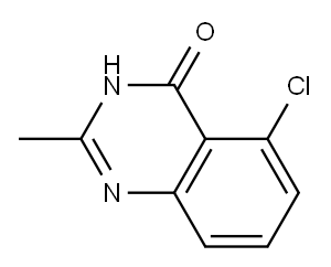 5-氯-2-甲基喹唑啉-4(3H)-酮 结构式