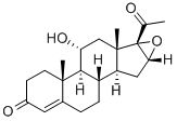 11a-羟基-16,17a-环氧孕酮, 19427-36-2, 结构式