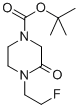 1-(2'-FLUORO)ETHYL-4-(TERT-BUTYLOXYCARBONYL)PIPERAZIN-2-ONE Structure