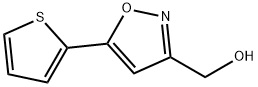 5-(2-噻吩基)异恶唑)甲醇, 194491-44-6, 结构式