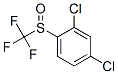2,4-Dichlorophenyl trifluoromethyl sulphoxide Struktur