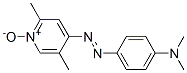 4-[[p-(ジメチルアミノ)フェニル]アゾ]-2,5-ジメチルピリジン1-オキシド 化学構造式