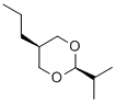 2α-Isopropyl-5α-propyl-1,3-dioxane 结构式