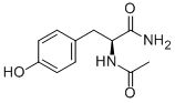 Nα-アセチルチロシンアミド 化学構造式