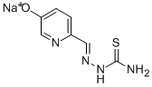 5-Sodiooxy-2-pyridinecarbaldehyde thiosemicarbazone Structure