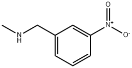 (3-ニトロベンジル)メチルアミン 化学構造式