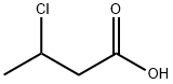 3-クロロ-n-酪酸 化学構造式