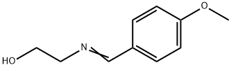 2-[(p-methoxybenzylidene)amino]ethanol  Struktur