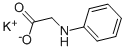 苯胺基乙酸钾, 19525-59-8, 结构式