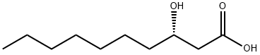 L-3-Hydroxydecanoic acid, 19526-23-9, 结构式