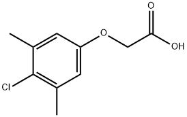 4-氯-3,5-二甲苯氧基乙酸 结构式