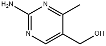 (2-氨基-4-甲基嘧啶-5-基)甲醇 结构式