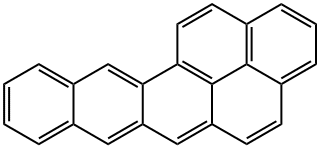ナフト[2,3-a]ピレン 化学構造式
