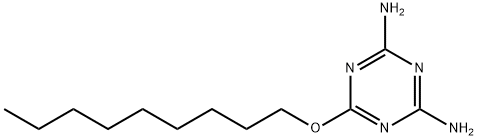 6-nonoxy-1,3,5-triazine-2,4-diamine 结构式