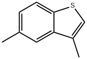 3,5-ジメチルチアナフタレン 化学構造式