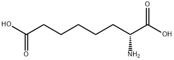 (R)-2-アミノオクタン二酸 化学構造式