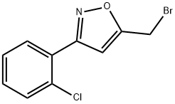 5-BROMOMETHYL-3-(2-CHLORO-PHENYL)-ISOXAZOLE Structure