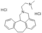 Benzo(6,7)cyclohept(1,2,3-de)isoquinoline, 1,2,3,7,8,12b-hexahydro-2-( 2-(dimethylamino)ethyl)-, dihydrochloride 结构式