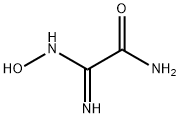 (2Z)-2-アミノ-2-(ヒドロキシイミノ)アセトアミド 化学構造式