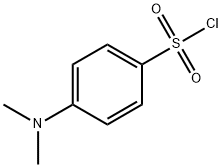 4-(ジメチルアミノ)ベンゼン-1-スルホニルクロリド 化学構造式