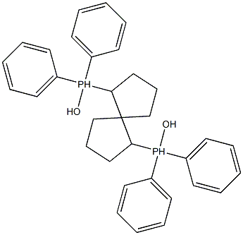 1R,5R,6R-(+)-1,6-BIS(DIPHENYLPHOSPHINOXY)SPIRO[4.4]NONANE Structure