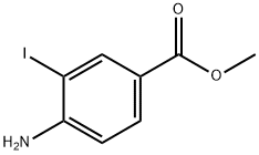 4-氨基-3-碘苯甲酸甲酯, 19718-49-1, 结构式
