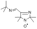 4-TERT-BUTYLIMINOMETHYL-2,2,5,5-TETRAMETH YL-3-IMIDAZOLINE-1-OXYL,FREE RADICAL 结构式