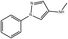4-(Methylamino)-1-phenylpyrazole 结构式