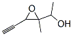Oxiranemethanol, 3-ethynyl-alpha,2-dimethyl- (9CI) Structure