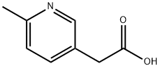 6-甲基吡啶-3-乙酸, 19733-96-1, 结构式