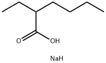 异辛酸钠, 19766-89-3, 结构式